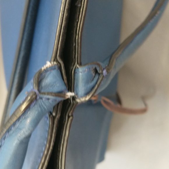 Rebecca minkoff blue black shoulder bag - Picture 4 of 10